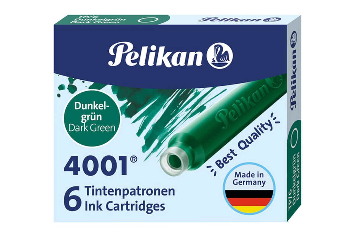 Pelikan Inktpatronen Donkergroen